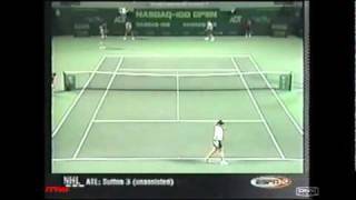 Monica Seles vs Kim Clijsters 2002 Miami Highlights [upl. by Durwood]