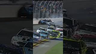 2017 Kyle Larson Daytona Airborne Crash shorts crash nascar racing daytona viralvideo usa [upl. by Ralyt]