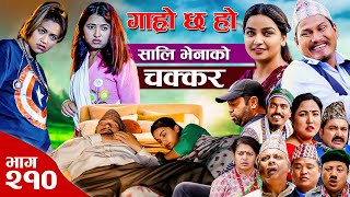 साली भेनाको चक्कर II Garo Chha Ho II Epi 210 II July 8 2024 II Begam Nepali II Karuna II Nawina [upl. by Earesed]