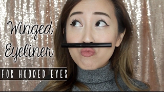 Winged Eyeliner For Hooded Eyes [upl. by Benn]