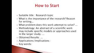 What is abstract and How to write abstract for research paper and methods to be followed [upl. by Ahsikad]