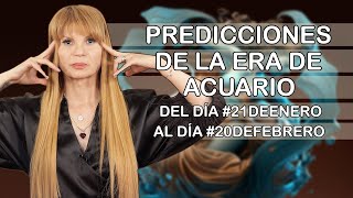 Predicciones de la Era de Acuario 21deFebrero Mhonividente [upl. by Ecnarrot]