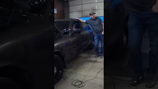 Twin Turbo Crown Victoria Manual Swap p71 crownvictoria hotrod boosted manualtransmission [upl. by Reld]