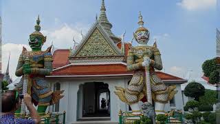 Wat Arun Temple of Dawn and the khlongs of Bangkok  Thai music [upl. by Kristo991]