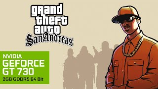 Grand Theft Auto San Andreas  i54670  GT 730 2GB GDDR5 [upl. by Sorvats621]