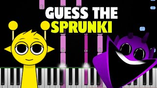 Guess The Incredibox Sprunki Characters by their SOUND 👉Piano Edition  Simon Pinki Fun Bot [upl. by Button]