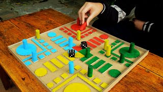 How To Make Parcheesi Game from Cardboard [upl. by Issac]