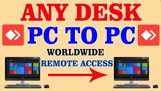 How To Use AnyDesk  AnyDesk Computer To Computer Worldwide Access [upl. by Temhem]