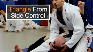 How To Triangle from Side Control [upl. by Brien]