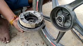 Bike Front Wheel Full Servicing At Home  My Mechanical Support  Passion Pro  Abhishek Singh [upl. by Liggitt]