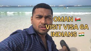 Oman Tourist Visa for Indians 6A Visit visa Full process explained No flight tickets No hotel [upl. by Goebel528]