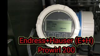 Flow meter parameters view and parameters setting in EH flow meter [upl. by Jessamyn976]