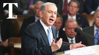 LIVE Benjamin Netanyahu addresses US Congress in Washington [upl. by Mattheus]