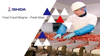 Ishida Fresh Food Weigher Application Fresh Meat [upl. by Anyaj]