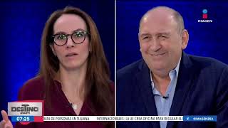 Gabriela Cuevas y Rubén Moreira polemizan sobre el candidato ganador de este 2 de junio [upl. by Dominik]