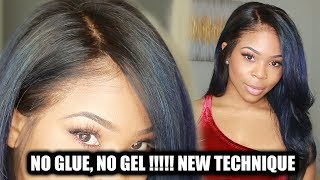 SALON SECRETS Glueless LACE FRONT WIG Technique  WOWAFRICAN [upl. by Trini]