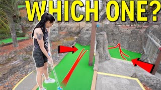 I Cant Believe Elisha Got a Hole in One at this Mini Golf Course [upl. by Hamforrd]