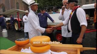 Veritas Visit to cheese market Woerden  How to handjeklap [upl. by Ohcirej846]