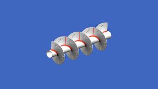 ROBOHELIX  Create a Spiral Auger by Forming Flights with Cut Outs [upl. by Pascoe925]