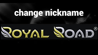 How to change nickname on Royal Road website [upl. by Andri426]