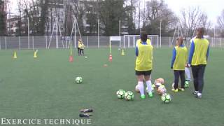 Travail technique  Stéphanie TROGNON  Pôle espoir de Strasbourg [upl. by Ataeb]