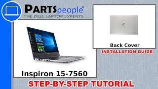 Dell Inspiron 157560 P61F001 Back Cover HowTo Video Tutorial [upl. by Feledy]