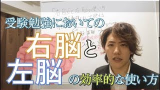 中学受験対策② 受験勉強において、右脳と左脳の効果的な使い方！ [upl. by Myna48]