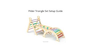 BlueWood Aurora Series Pikler Triangle Set Assembly Video  Complete Setup Guide  Customer Support [upl. by Asilam]