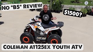 Would I buy another Coleman AT125EX Youth ATV After 3 years of owning it [upl. by Hannavahs]