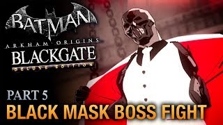 Batman Arkham Origins Blackgate Walkthrough  Part 5  Black Mask Boss Fight Deluxe Edition [upl. by Johnstone]