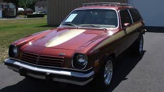 1977 Vega Wagon with a 350CI V8 For Sale at LRA Auto Museum and Sales [upl. by Ardnasak]