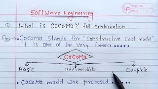 What is COCOMO Model  Software Engineering [upl. by Eceinhoj]