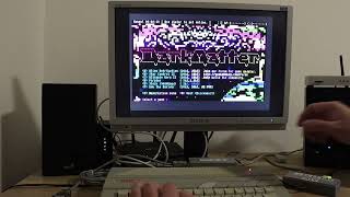 ATARI XEXL  MSS100 RVERTER testing some BBS [upl. by Zola]