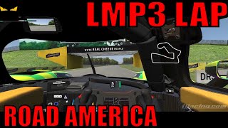 iRacing LMP3 Road America Practice Lap 158962 [upl. by Sclater]