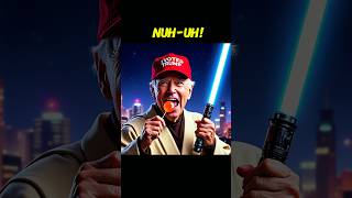 NUH UH you are NOT my father TRUMPBIDEN VERSION starwars chatgpt ai [upl. by Netloc]