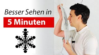 Das Tibetisches Rad  So trainierst du deine Sehkraft in 5 Minuten [upl. by Notyad]