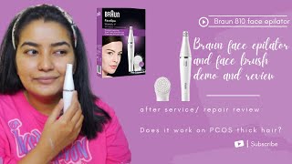 Braun 810 facial epilator review after service  Review after 5 years  Is it the best epilator [upl. by Idoj]