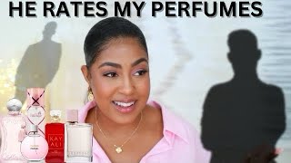 HE RATES MY POPULAR FRAGRANCES  PERFUMES FOR WOMEN [upl. by Htebezile]