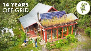 14 Years Living OffGrid in a SelfBuilt Cabin amp Farming Tons of Food on the Land [upl. by Rothwell]