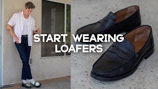 How to Style Loafers w Jeans Shorts amp Dressy [upl. by Airal16]