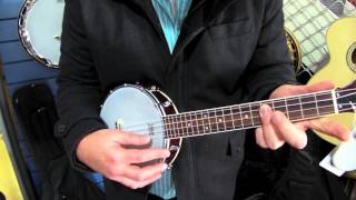 Wellington ukulele Kiwi Tenor Banjo 12 bar blues [upl. by Cogen331]