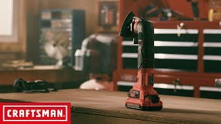 CRAFTSMAN V20 Cordless Oscillating Tool  Tool Overview [upl. by Nylessoj667]