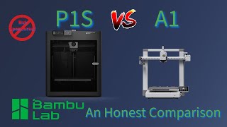 An Honest Comparison between the Bambu Lab P1S and the A1 Features  AMS Units and Noise Levels [upl. by Otrebilif]