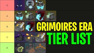 New Grimoires Era Tier List 2024  All Grimoires Ranked From Best To Worst [upl. by Butler]