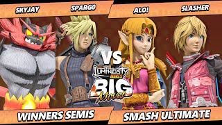 LMBM 2024 Top 8  Skyjay amp Sparg0 Vs Alo amp Slasher  Smash Ultimate  SSBU [upl. by Droflim]