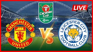 🔴 Manchester United vs Leicester City LIVE  Full Match  League Cup 202425  eFootball PES 2021 [upl. by Hanas]