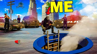 Using Secret Locations To Escape Cops  GTA 5 RP [upl. by Zashin]