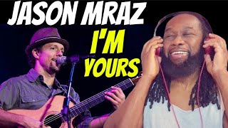 Puts a permanent smile in your heart  JASON MRAZ Im yours REACTION  First time hearing video [upl. by Eniamart]