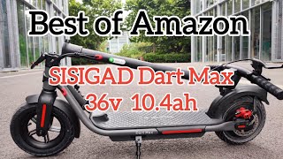 SISIGAD Dart Max  Le Test Officiel Trottinette Electrique 2024 BestOfAmazon electricvehicle [upl. by Aleacim]