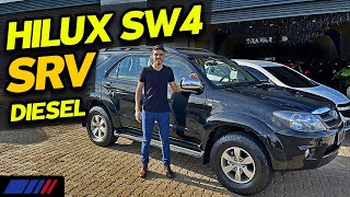 AVALIAÇÃO TOYOTA HILUX SW4 SRV 4x4 DIESEL o Melhor SUV e mais DESEJADO e VALORIZADO do mercado [upl. by Brigit]